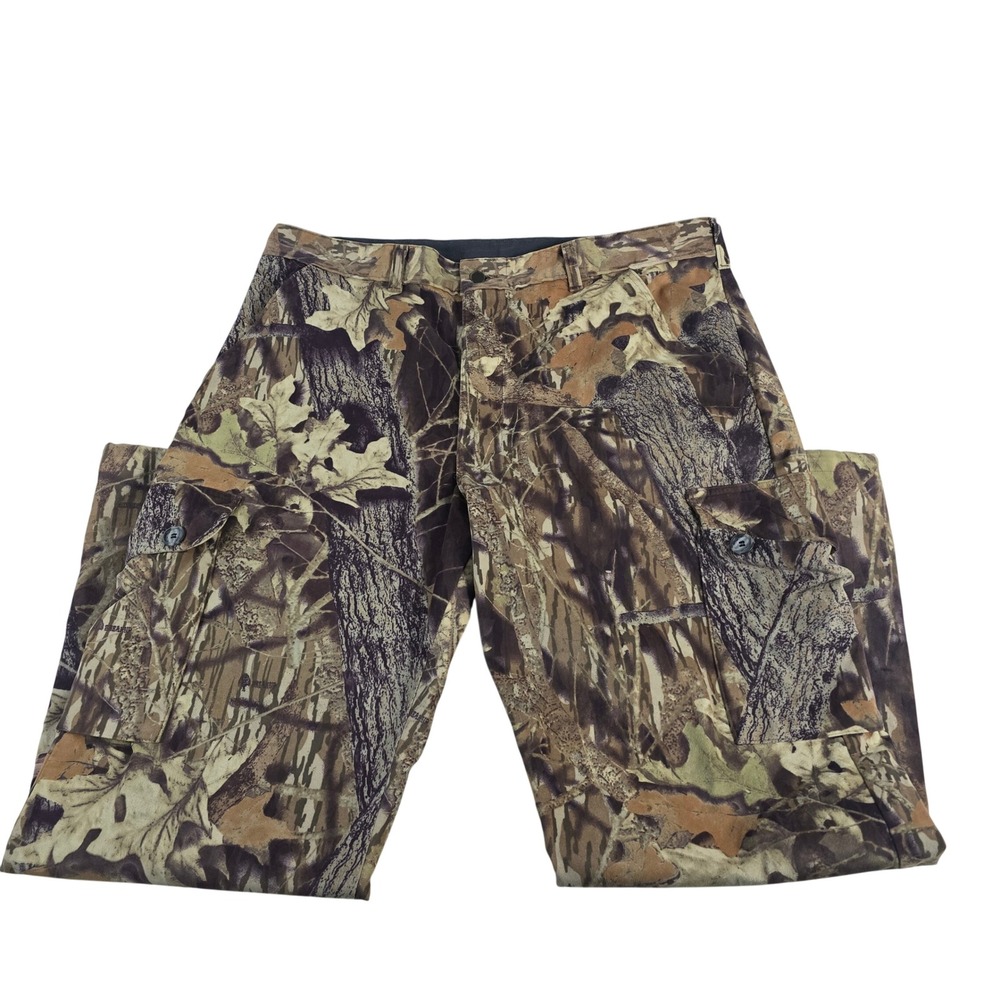 Pella Products Mens XL x 32 Camo Cargo‎ Pants Rugged Outdoor Clothing Style 5246